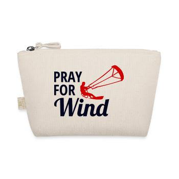 Kitesurfing Kiteboarding Kiteboarder Kitesurf - Organic Pouch - nature - Front