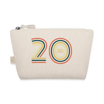 Hello Twenty. 20th birthday - Organic Pouch - nature - Front