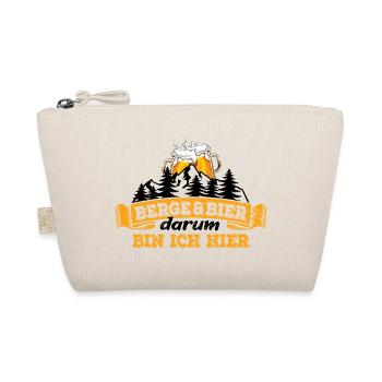 Berge & Bier - darum bin ich hier - Wandern - Bio-Täschchen - Natur - Vorne