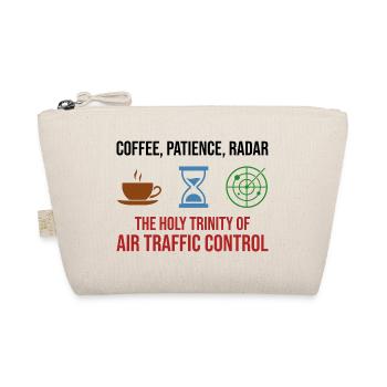 Contrôleur aérien ATC Coffee Patience Radar - Trousse biologique - nature - Devant