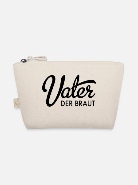 Father of the Bride - Organic Pouch - nature - Front