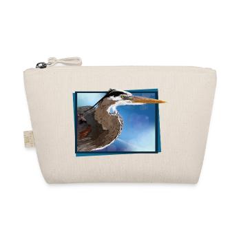 Blue heron - Organic Pouch - nature - Front