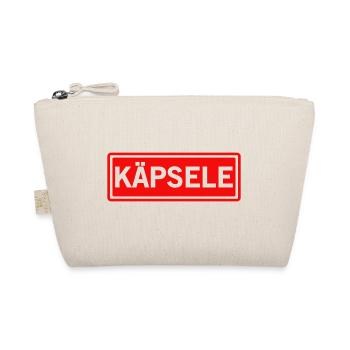 Spruch Schwäbisch Käpsele Geschenk - Bio-Täschchen - Natur - Vorne