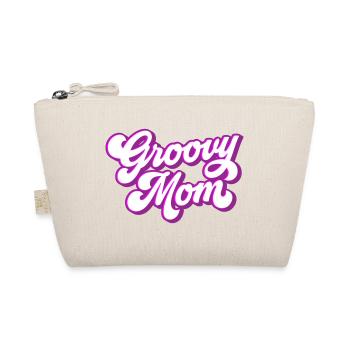 Groovy Mom | Colors can be changed | - Organic Pouch - nature - Front
