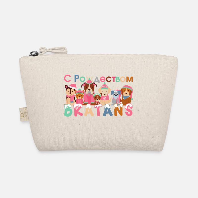 Joyeux Noël Chiens Cadeau Russe Trousse biologique