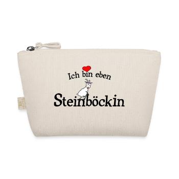 Sternzeichen Steinbock Frau - Bio-Täschchen - Natur - Vorne