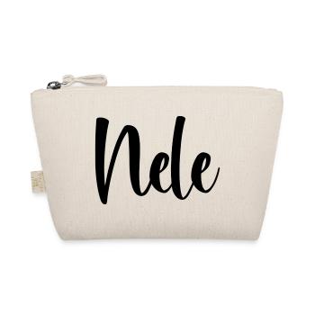 First name Nele - Organic Pouch - nature - Front