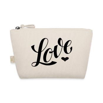 Love - Designed by KissingLetters - Bio-Täschchen - Natur - Vorne