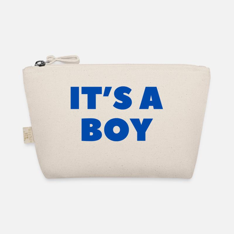 It's a Boy - Es ist ein Junge - Gender Reveal Bio-Täschchen