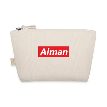 Rotes Rechteck Alman Stil - Bio-Täschchen - Natur - Vorne