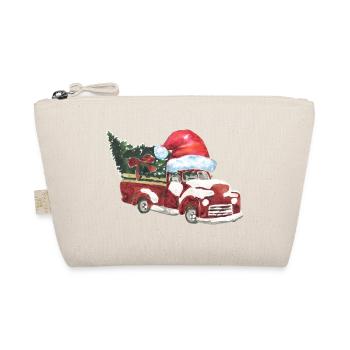 Weihnachts-Truck - Bio-Täschchen - Natur - Vorne
