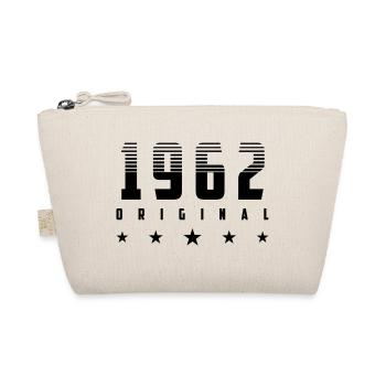 Farbe änderbar | Original 1962 Geburtsjahr - Bio-Täschchen - Natur - Vorne