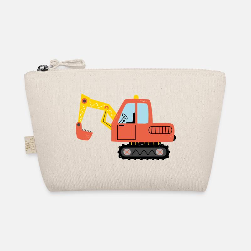 Construction machinery Excavator Backhoe Construction site Organic Pouch