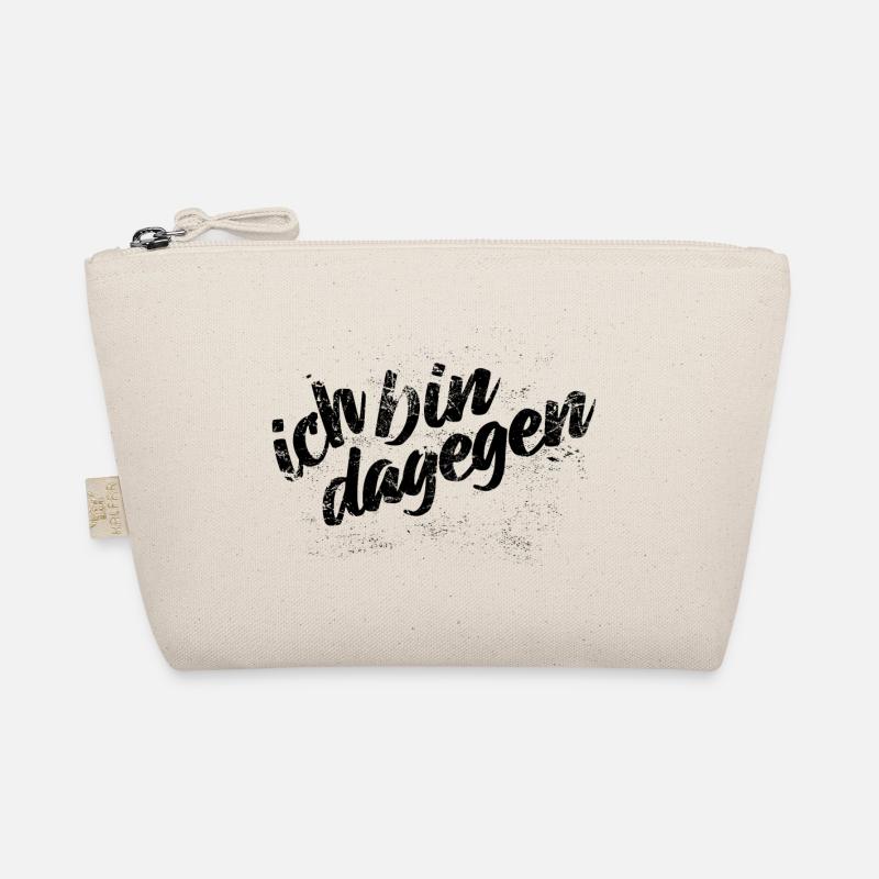 Ich bin dagegen - Protest Spruch Bio-Täschchen