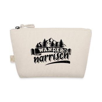Wander narrisch - Wandern Berge Natur Geschenk - Bio-Täschchen - Natur - Vorne