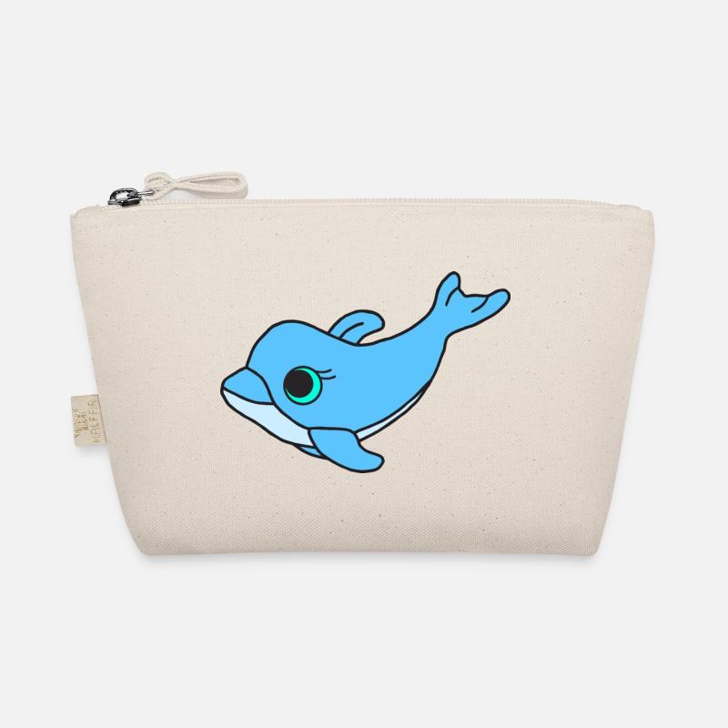 Süßer Delfin Bio-Täschchen