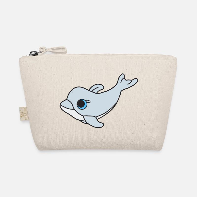 Süßer Delfin Bio-Täschchen