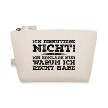 I'm Not Arguing - Bio-Täschchen - Natur - Vorne