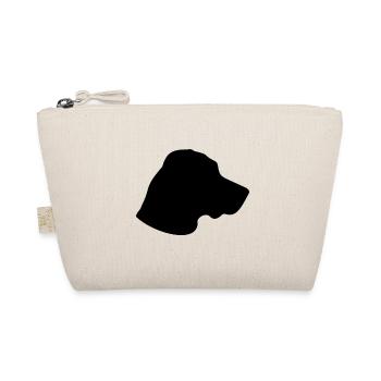 Dog Labrador Head Dog - Organic Pouch - nature - Front