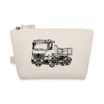 Dump truck tipper truck ciężarówka camion - Organic Pouch - nature - Front