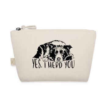 BORDER COLLIE I herd you Hunde Sort Wilsigns - Trousse biologique - nature - Devant