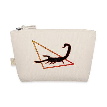 Scorpio in red/orange - Organic Pouch - nature - Front