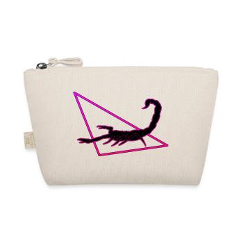 Scorpio in purple/pink - Organic Pouch - nature - Front