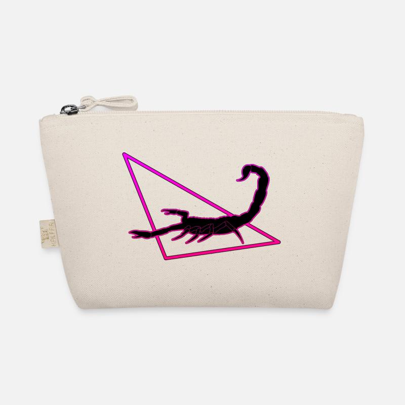 Scorpio in purple/pink Organic Pouch