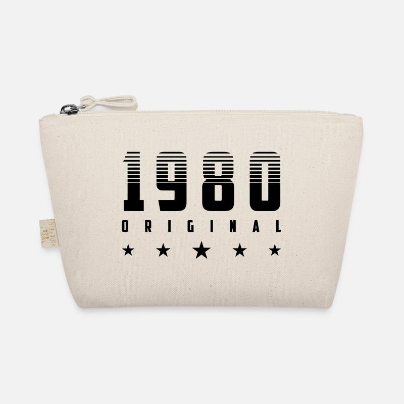 Original 1980 Geburtsjahr | Farbe änderbar Bio-Täschchen