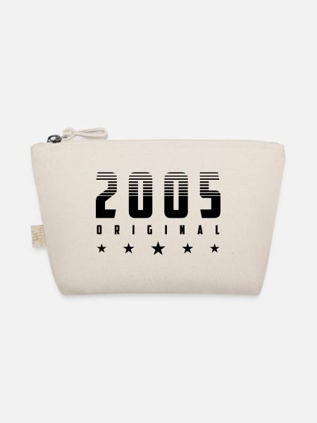 Original 2005 Year of birth | Color changeable - Organic Pouch - nature - Front