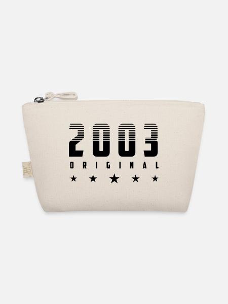 Original 2003 Year of birth | Color changeable - Organic Pouch - nature - Front