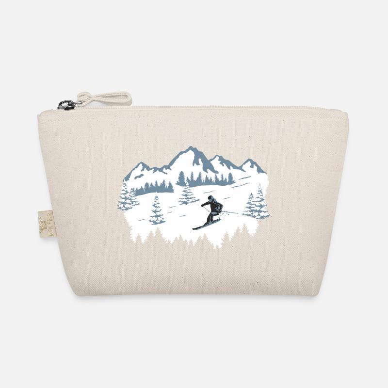 Skiing, Skiing, Skiing, Snow Organic Pouch