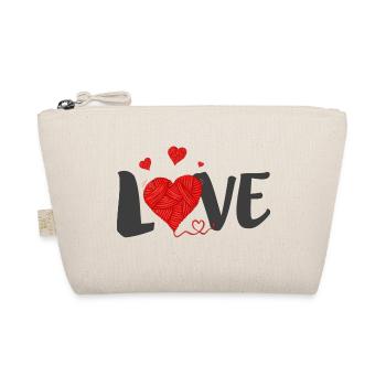 LOVE - Bio-Täschchen - Natur - Vorne