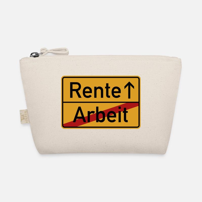 Rente - Rentner Ruhestand Pension - Bio-Täschchen - Natur