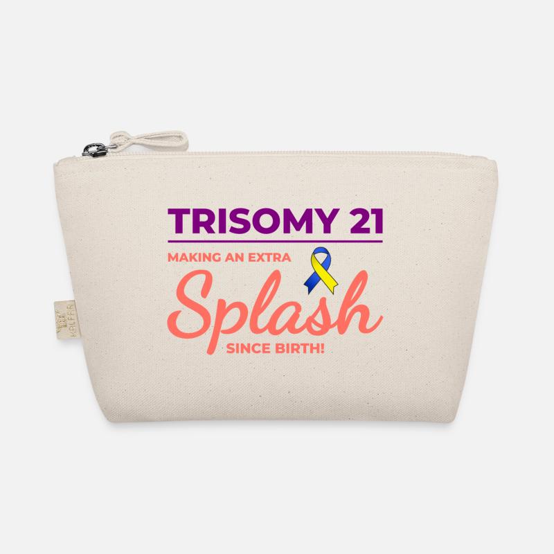 Down-Syndrom-Bewusstsein Trisomie 21 Splash Bio-Täschchen