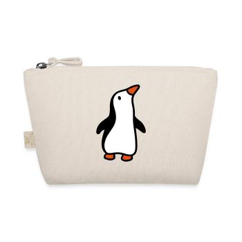 Penguin looks up 3 - Organic Pouch - nature - Front