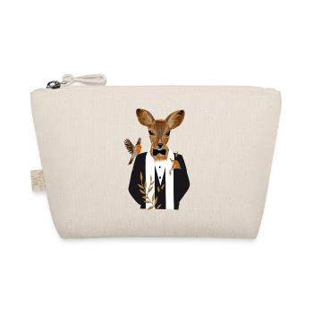Un cerf dans un smoking noir - Trousse biologique - nature - Devant