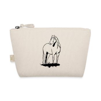 Haflinger Pony - Bio-Täschchen - Natur - Vorne