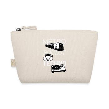Metro Boulot TECHNO! - Trousse biologique - nature - Devant