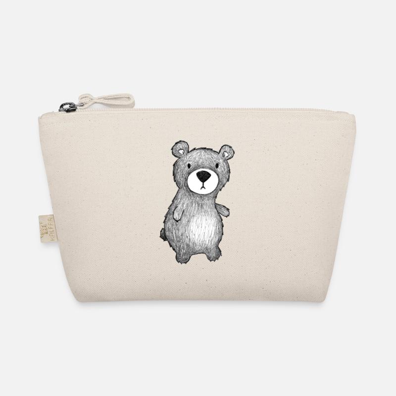 Teddy Bär - Bio-Täschchen - Natur
