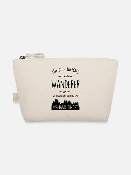 Wandern - Wanderer - Bio-Täschchen - Natur - Vorne