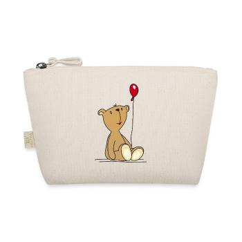 Teddy Bear Balloon cuddly children's toys - Organic Pouch - nature - Front