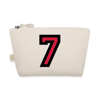 Le numéro 7 - Nombre Seven - Trousse biologique - nature - Devant