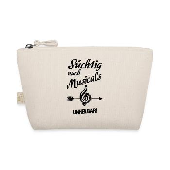 Süchtig nach Musicals Geschenk - Bio-Täschchen - Natur - Vorne