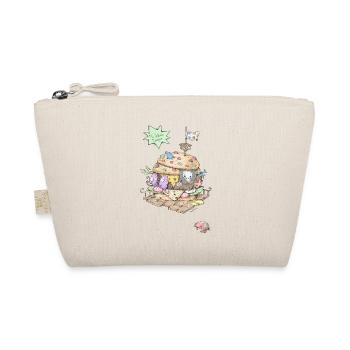 Hamburger T-Shirt Kids - The Pirate Burger - Organic Pouch - nature - Front