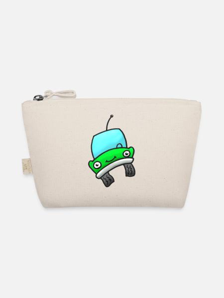Car green - Organic Pouch - nature - Front