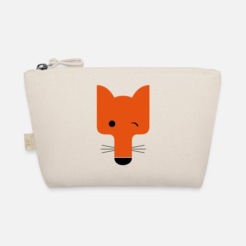 Fuchs blinzelnd Bio-Täschchen