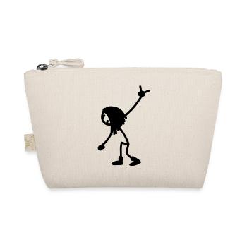rock_stick_figure_1c - Organic Pouch - nature - Front