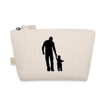 Father and child - Organic Pouch - nature - Front