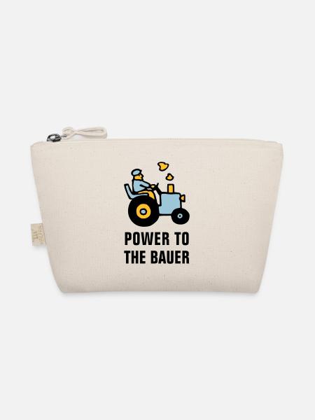 power_to_the_bauer_072011_b_3c - Bio-Täschchen - Natur - Vorne